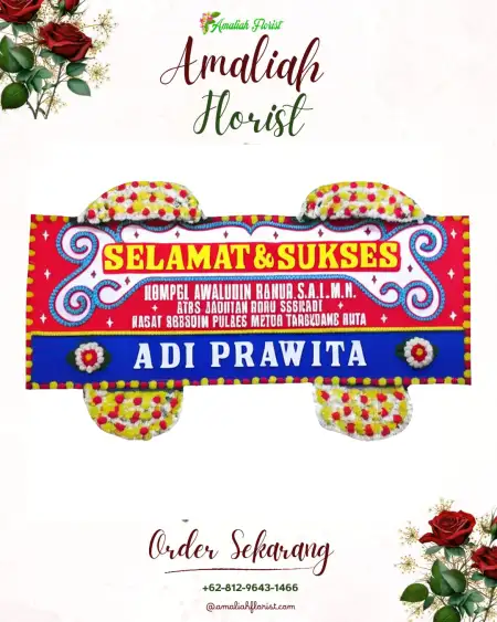 Papan Bunga Ucapan Selamat Karangpamindangan